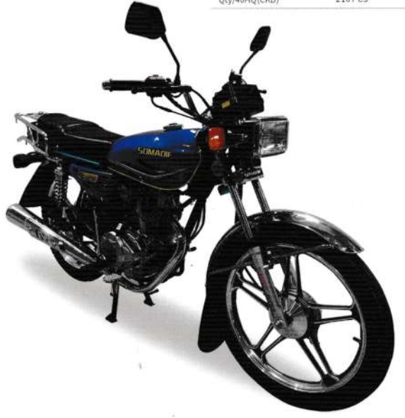SOMADIF SF125-10 CG125 bleue