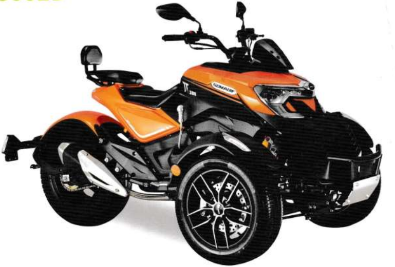 SOMADIF SF300ZD tricycle sport 3 roues